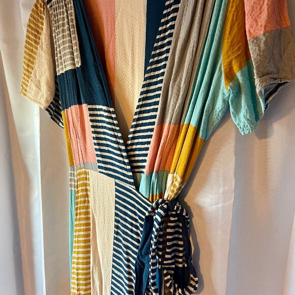 Anthropologie Positano Maxi Wrap Dress Large - Picture 4 of 9